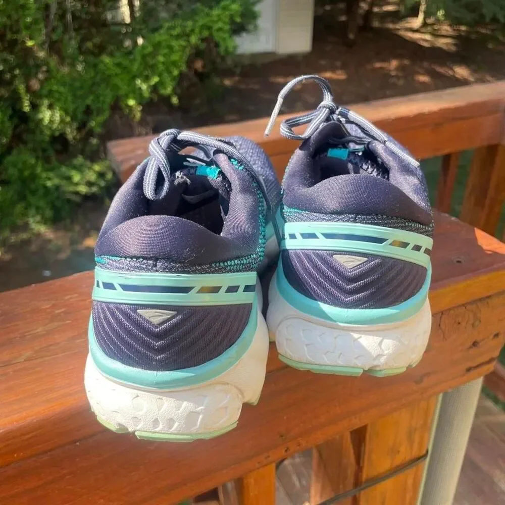 Brooks  Ghost 11 Women's 11 Blue Turquoise white Running Shoes